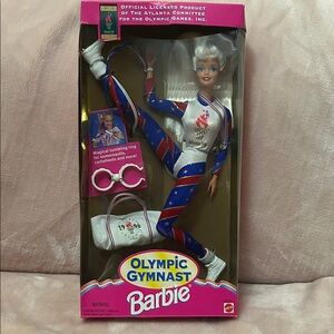 Vintage 1995 /1996 Olympic Gymnast Barbie Atlanta 1996 Olympics